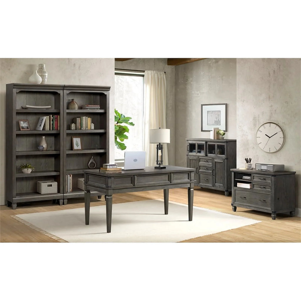 76" Wood Bunching Bookcase C879