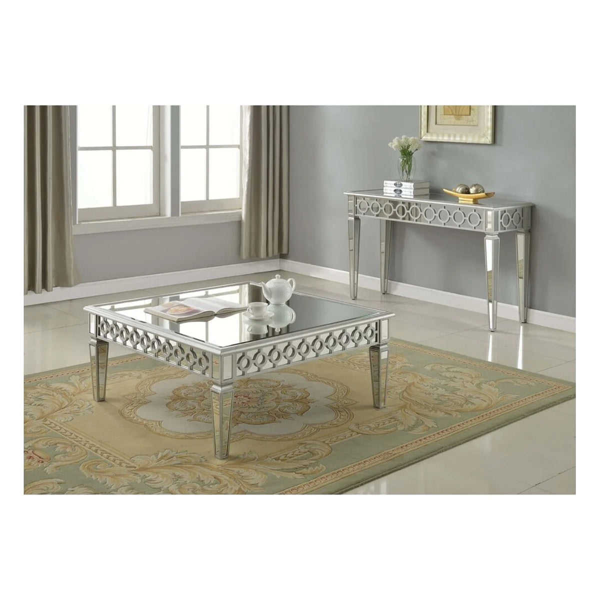 Solid Wood Square Coffee Table V906