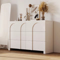 Half Gloss White 6 Drawer Dresser Z295327