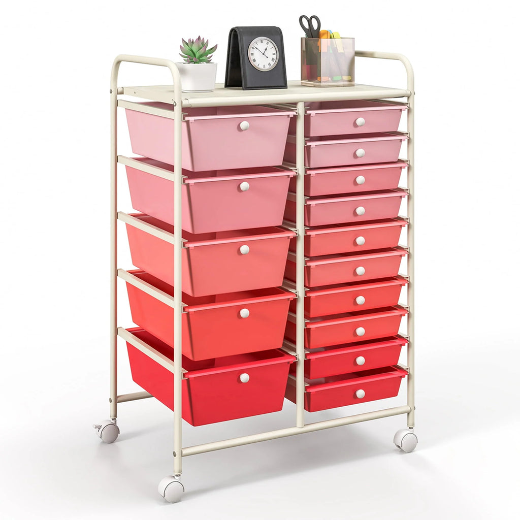 15 Drawer Rolling Storage Cart Organizer P221632