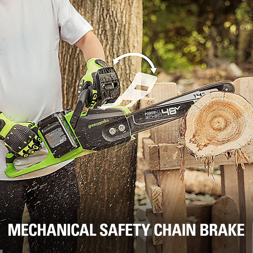 48V Cordless 14-inch Brushless Chainsaw P882