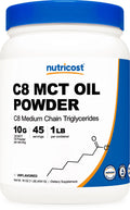 C8 MCT Oil Powder 1LB (16oz) Z11444