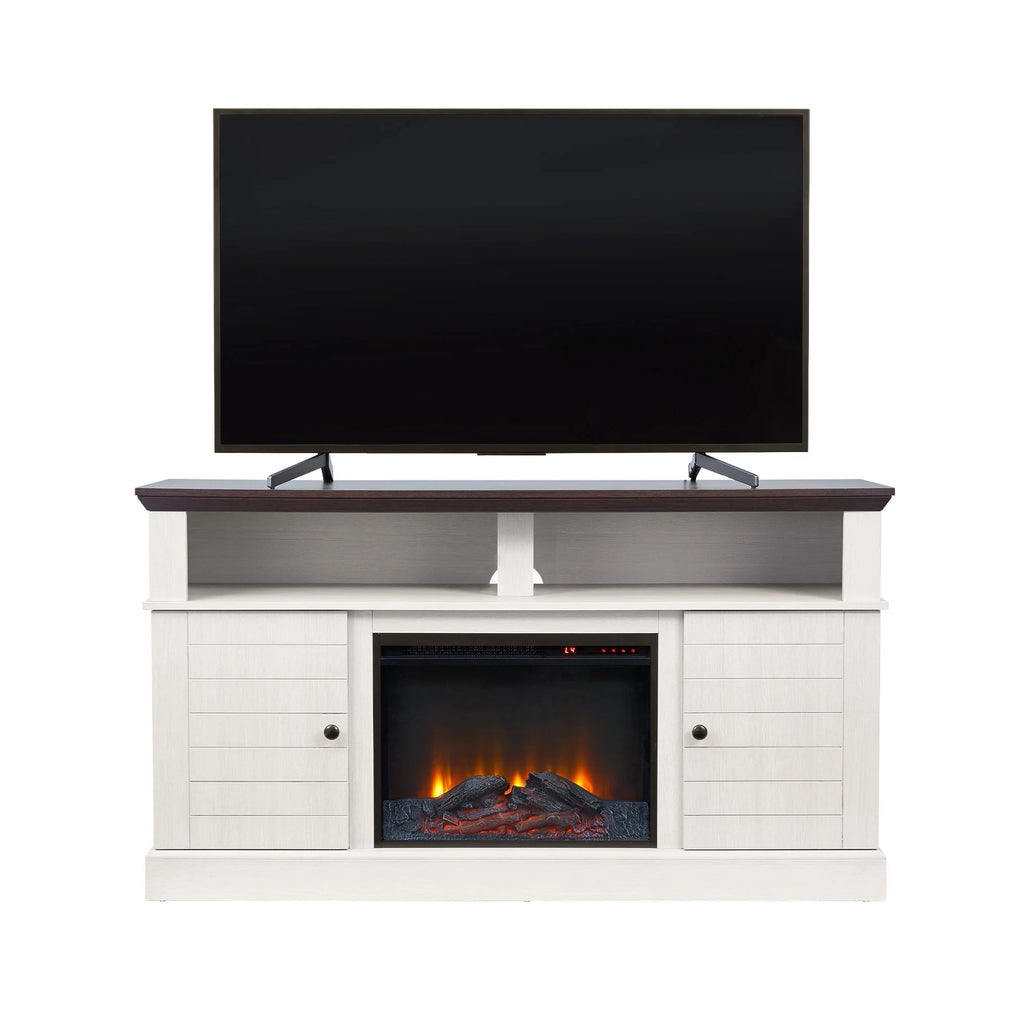 60" TV Console Stand with Electric Fireplace M39524