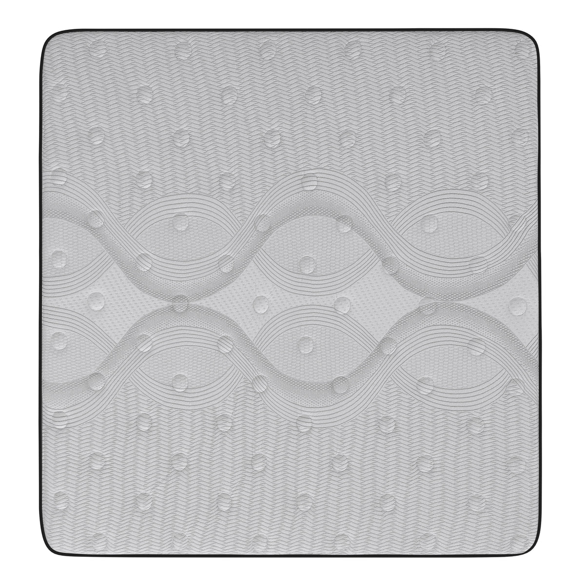 Queen Hybrid Mattress with Pocket Spring Core & Knit Fabric Top R6875