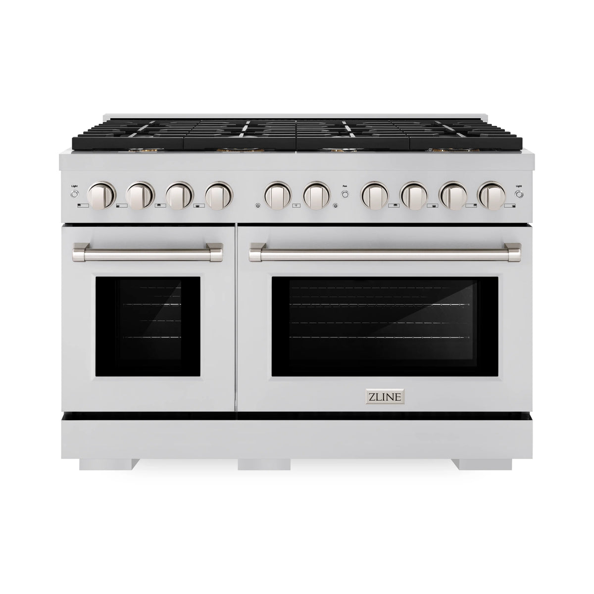 48" 6.7 cu. ft. Gas Range with Convection Oven and 8 Brass Burners in Stainless Steel A961