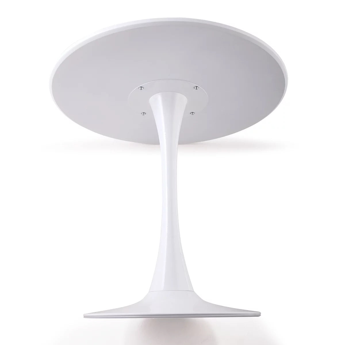 Round Pedestal Dining Table White D18237