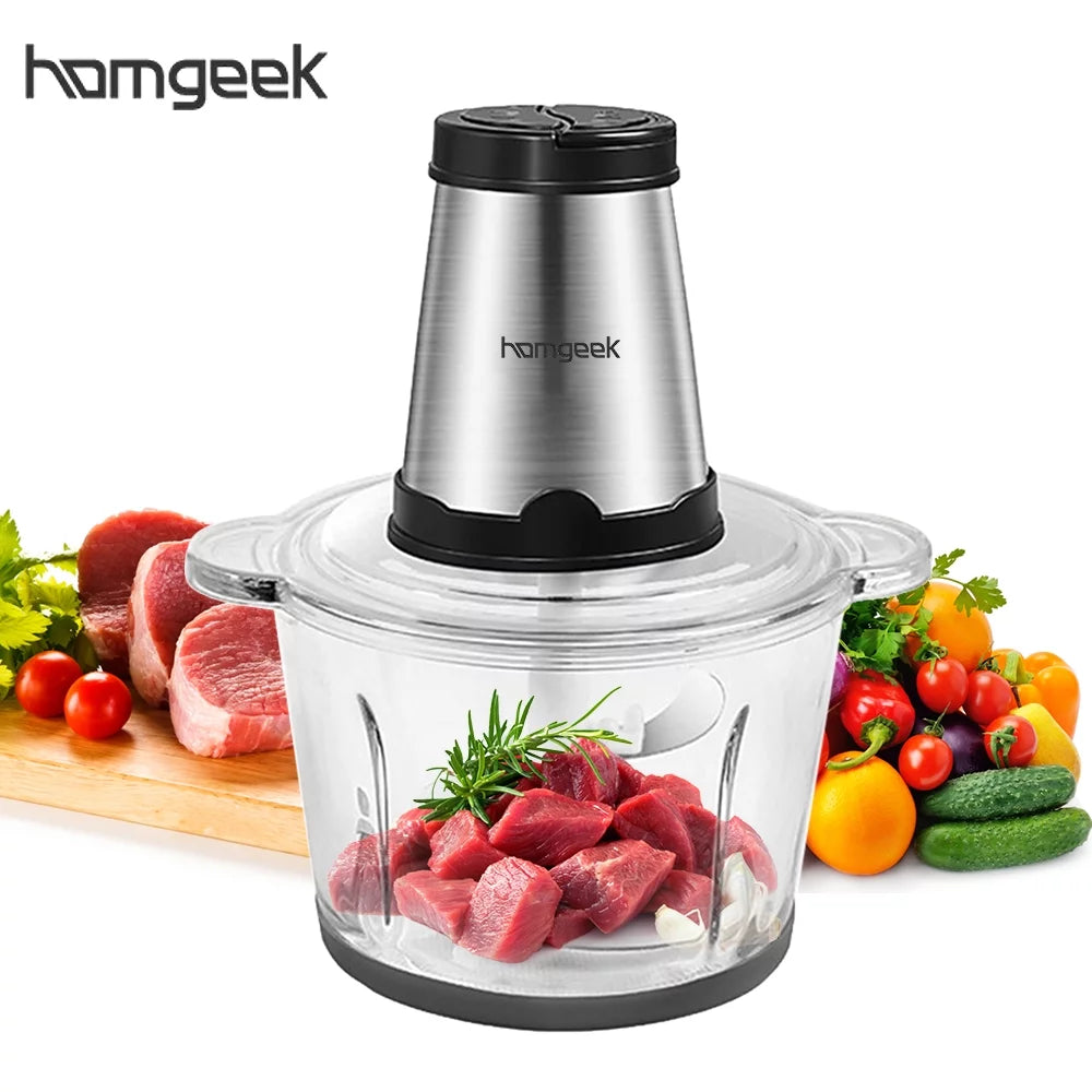 Electric Meat Grinder 2L Stainless Steel 250W Q683