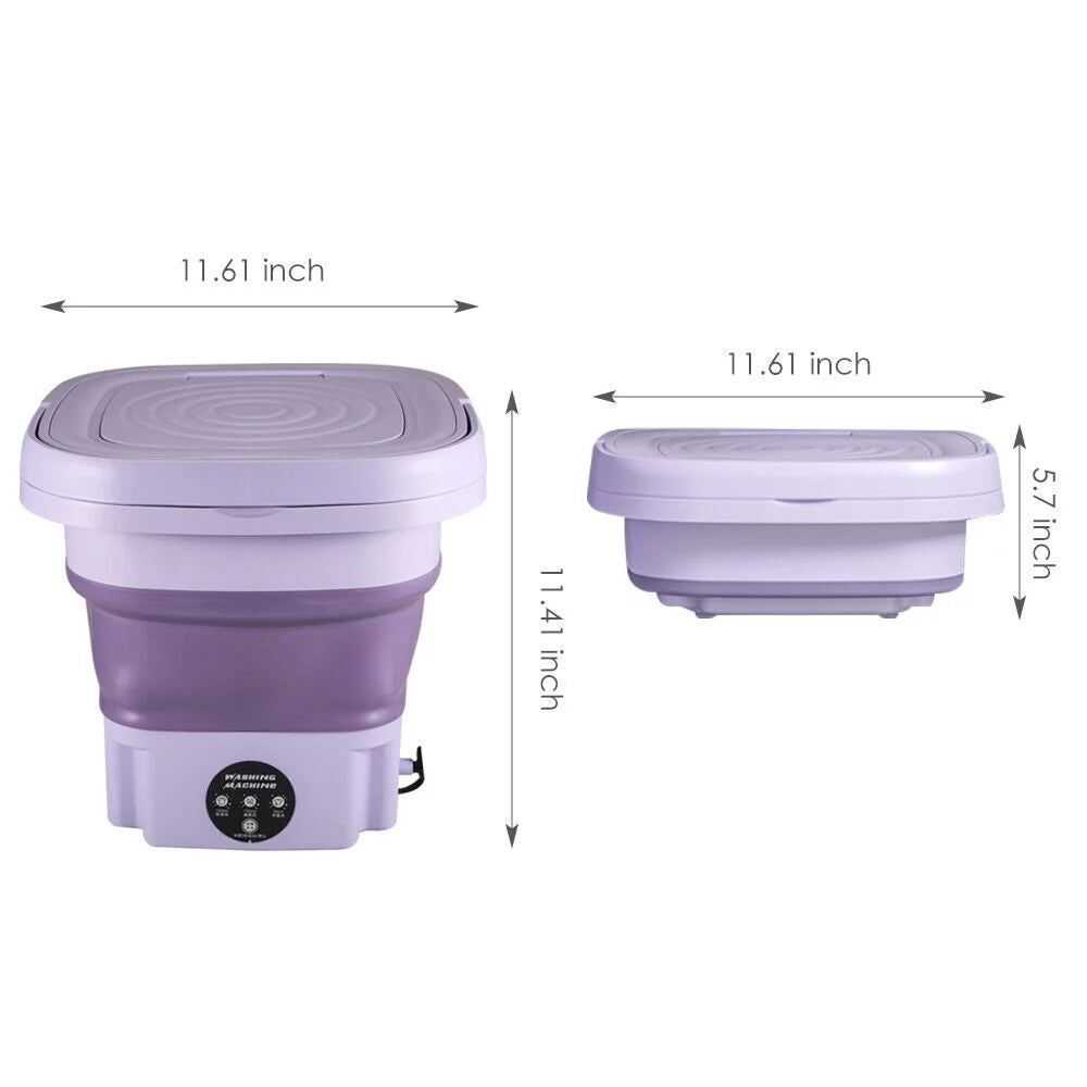 Foldable 8L Mini Travel Washing Machine J4497