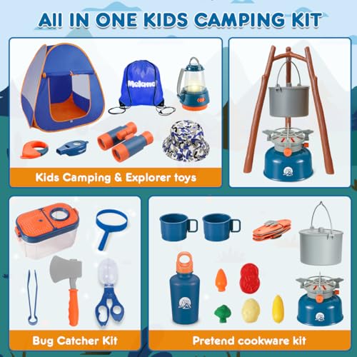 Kids Camping Set with Tent and Campfire H856540