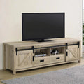 Rectangular TV Console with 2 Sliding Doors E6387
