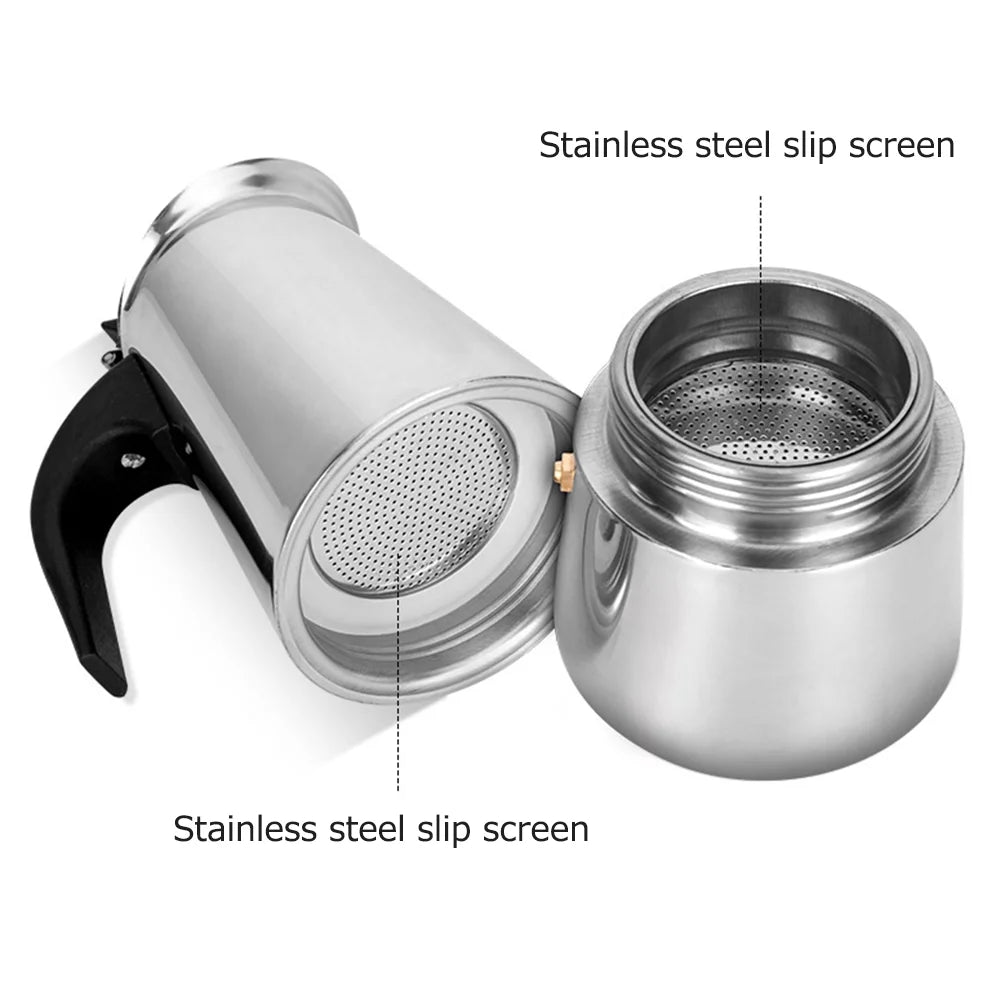 Stainless Steel Electric Coffee Maker V136