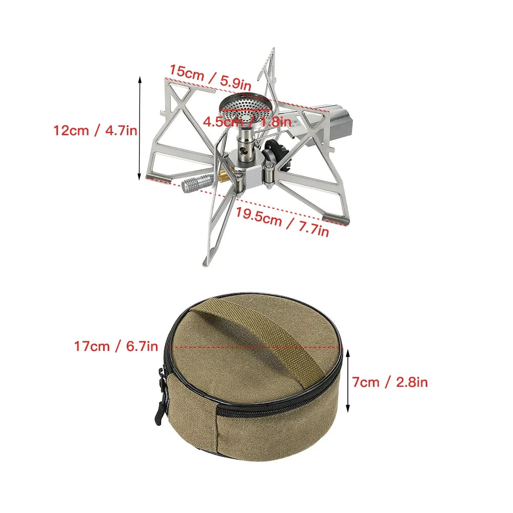 Collapsible Stainless Steel Outdoor Stove 3300W Y5104