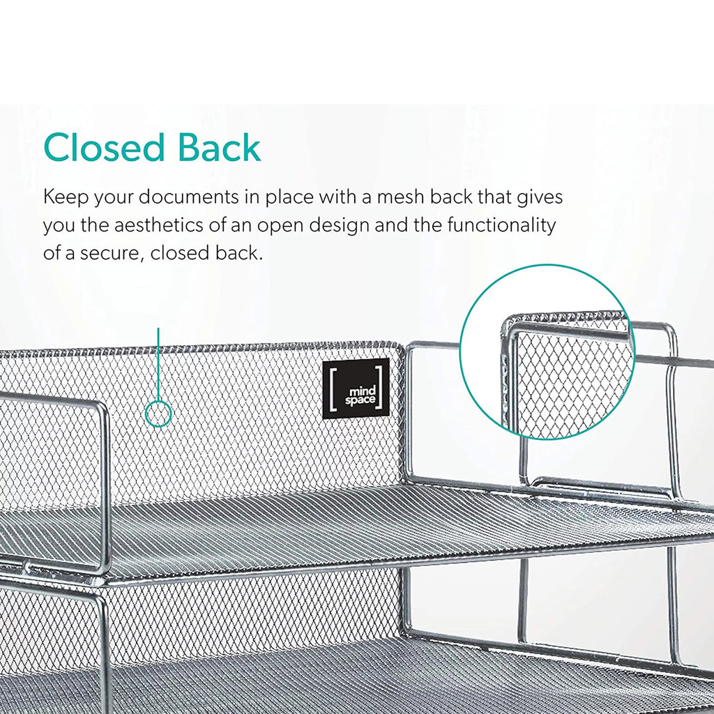 2 Tier Mesh Desk Organizer E4549