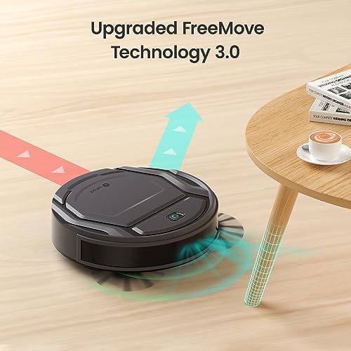 Robot Vacuum Cleaner, Super Thin, Powerful Suction, Quiet, Self-Charging, Grey N138187