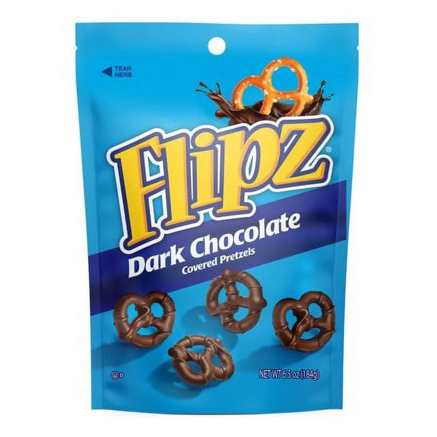 Dark Chocolate Covered Pretzels 6.5 Oz F536