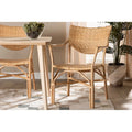 Natural Brown Rattan Dining Chair B2321