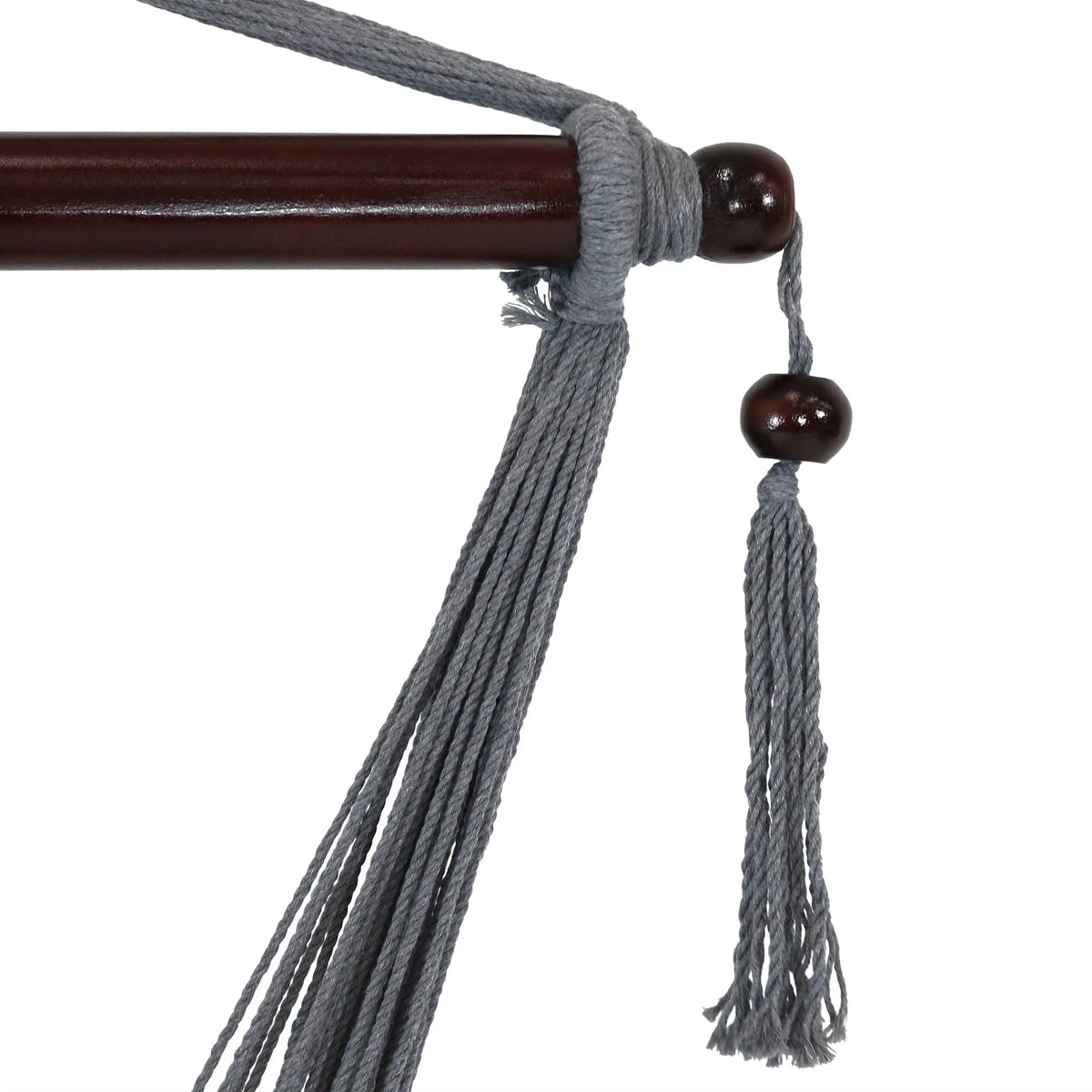 Rope Hanging Hammock Chair Swing - Gray T293396