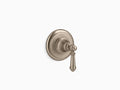 Brushed Bronze Volume Control Valve Trim with Lever Handle G595225