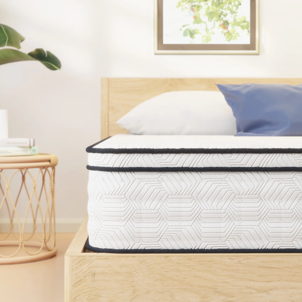 12 Full Hybrid Pocket Spring Comfort Foam Medium Mattress Z861551