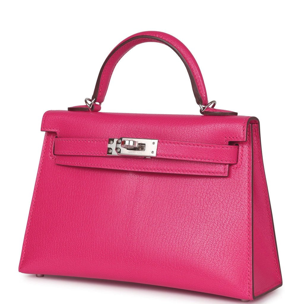 Rose Extreme Chevre Chamkila Palladium Hardware Bag I107222