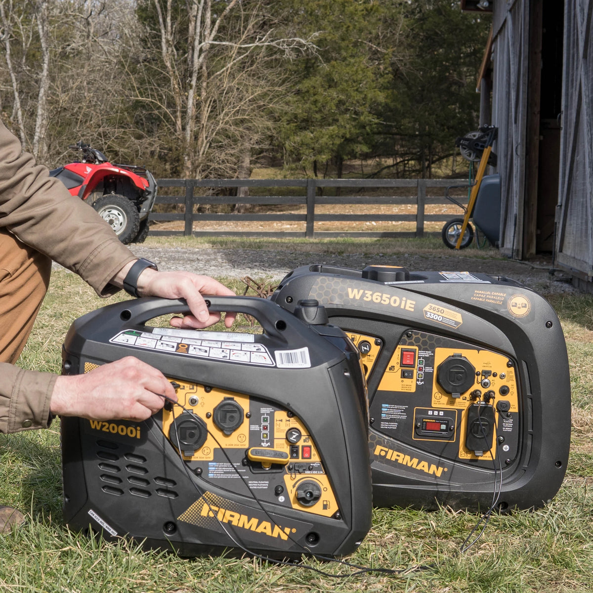 1600/2000 Watt Gasoline Powered Inverter Generator F470572