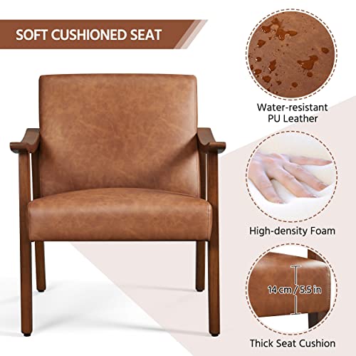 Beige Corduroy Accent Chair Set of 2 M207