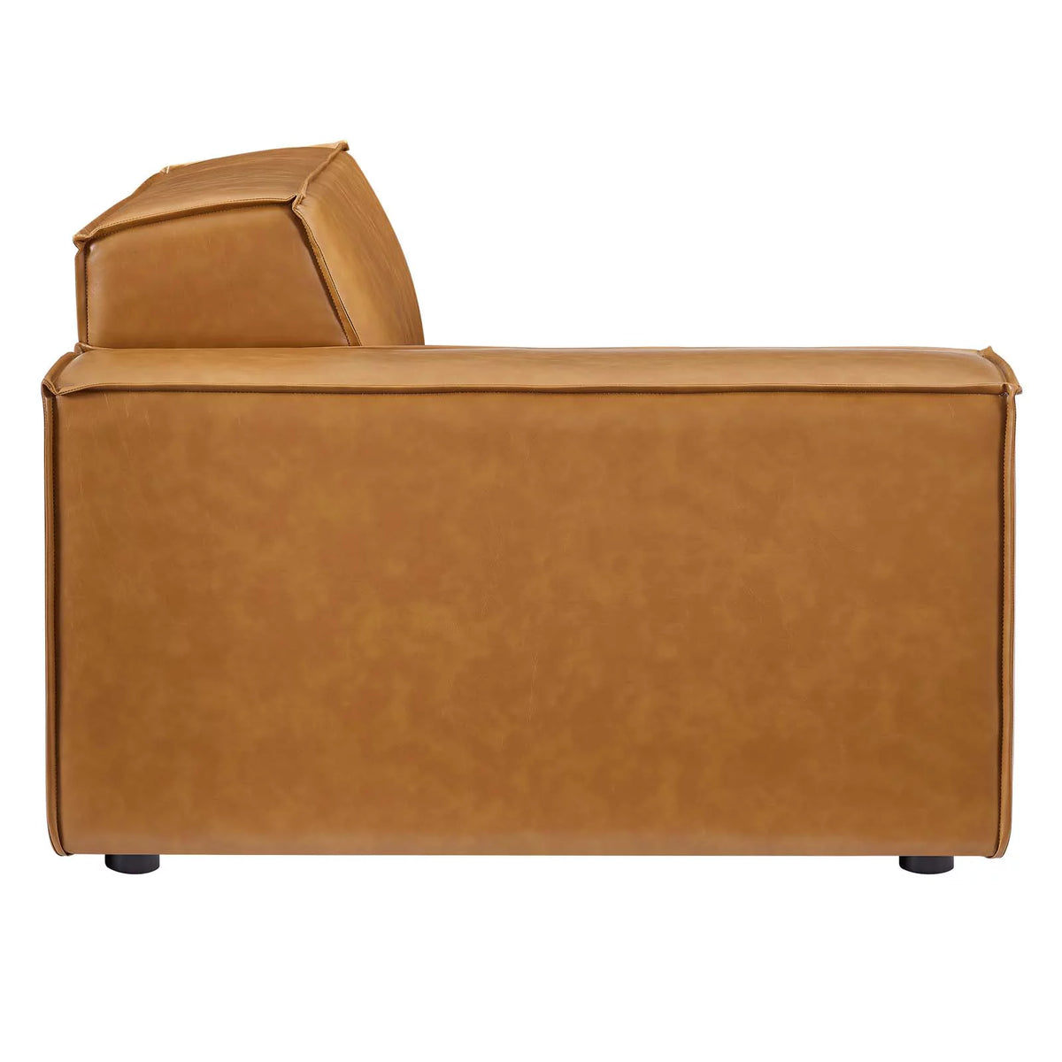 Tan Vegan Leather 4-Piece Sofa U964