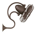 Textured Bronze 3-speed Oscillating Wall-Mounted Fan H972