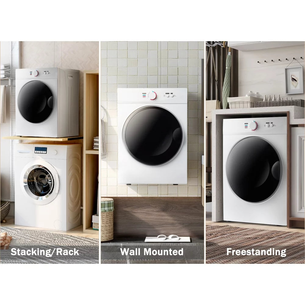 Portable Stainless Steel Laundry Dryer with 5 Modes R5993