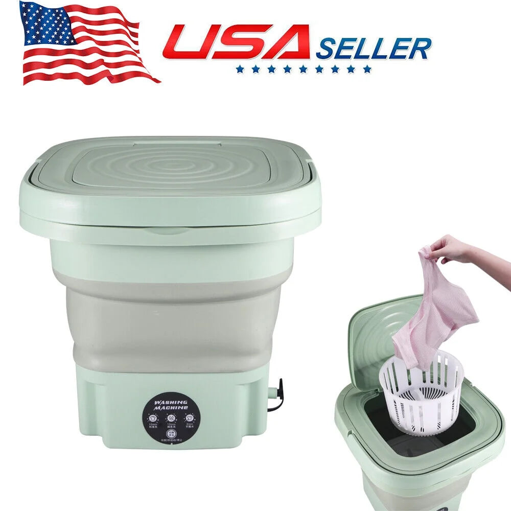 Foldable 8L Mini Travel Washing Machine J4497