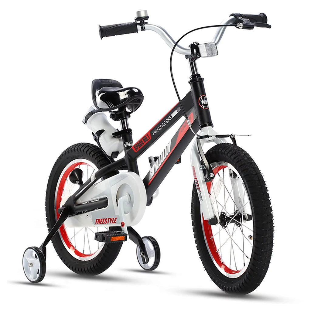 Red Kids Bike with Training Wheels C68624