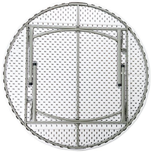 2' Round White Plastic Folding Event Table P7717