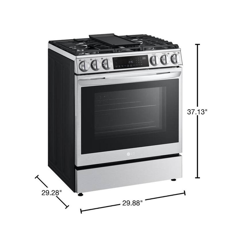 6.3 cu. ft. Slide-in Gas Range with Air Fry in Stainless Steel M692883