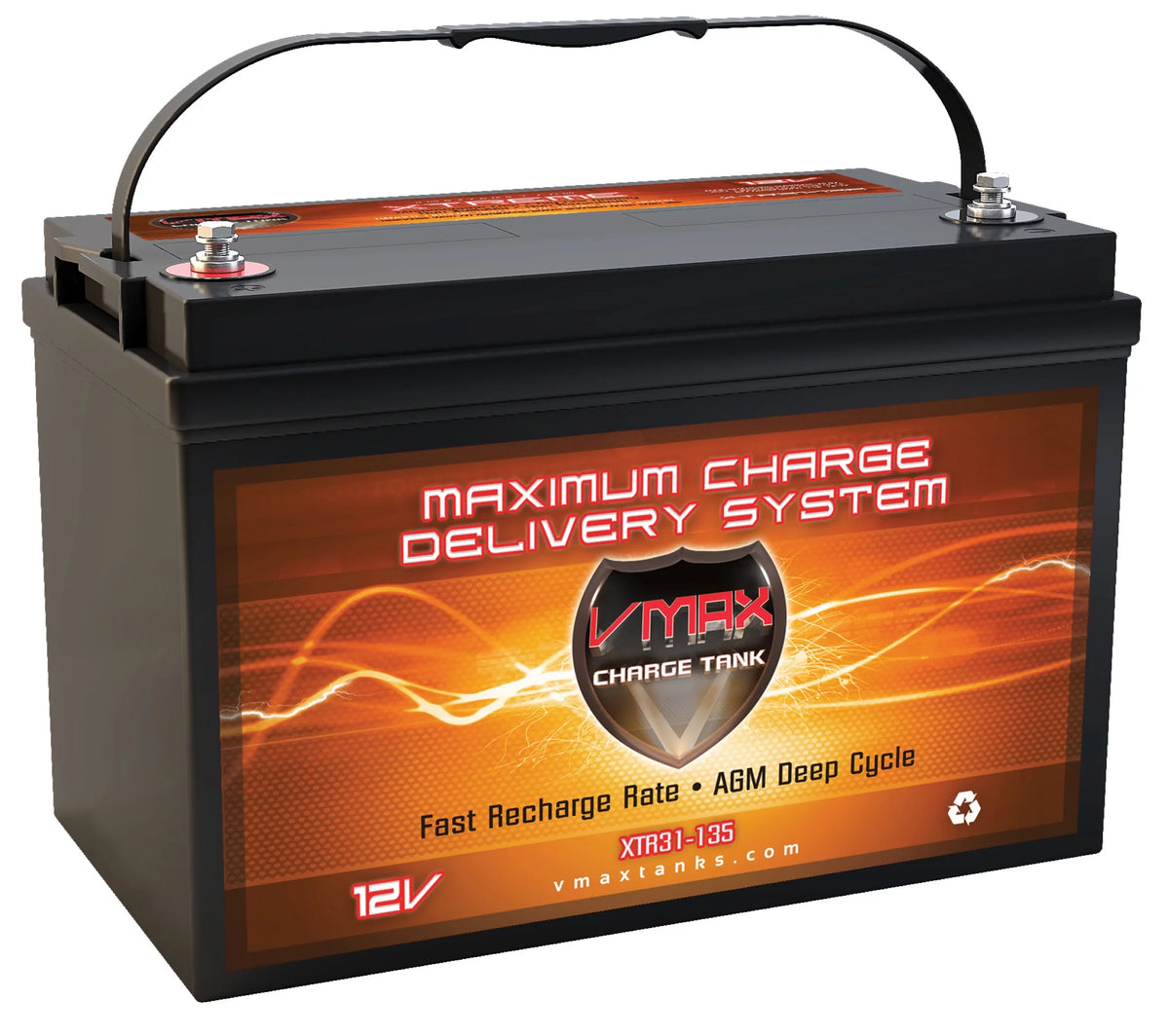 12V Group 31 AGM Deep Cycle Marine Battery O79828