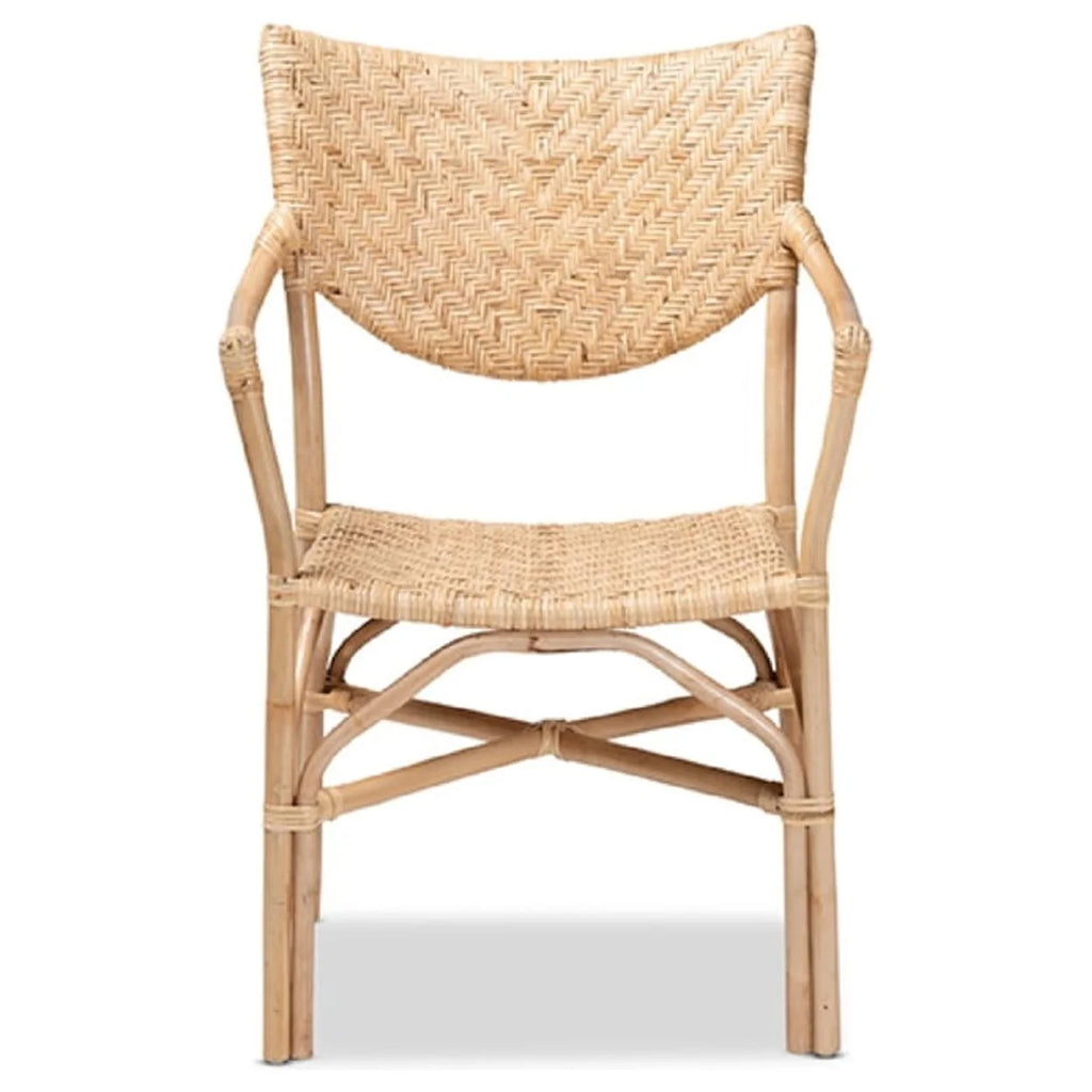 Natural Brown Rattan Dining Chair B2321