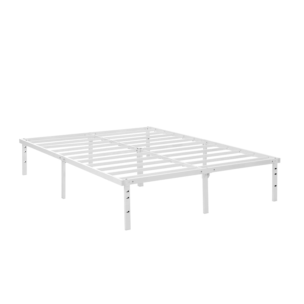 Heavy Duty Steel Slat Twin Platform Bed Frame, Black N6046