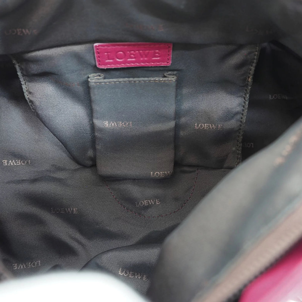 Pre-Owned Pink Leather Handbag X7722
