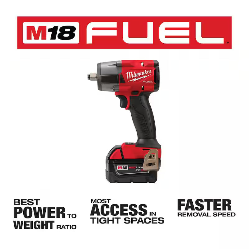 Cordless 1/2 in. Mid-Torque Impact Wrench Kit S102619