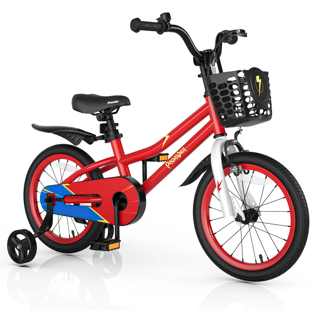 16'' Kids Bike with Training Wheels and Basket I85535