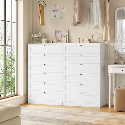 6 Drawer Wood Dresser M689