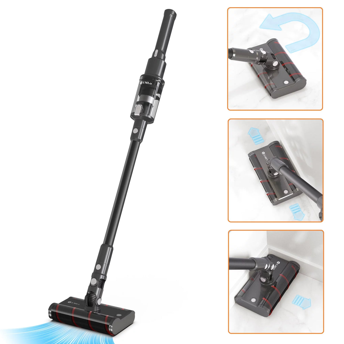 Cordless Vacuum Cleaner, 6-in-1 Stick Vacuum, 22000Pa Lightweight Handheld Vacuum F178