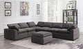 Gray Chenille 6 Pc Sectional Sofa Q426