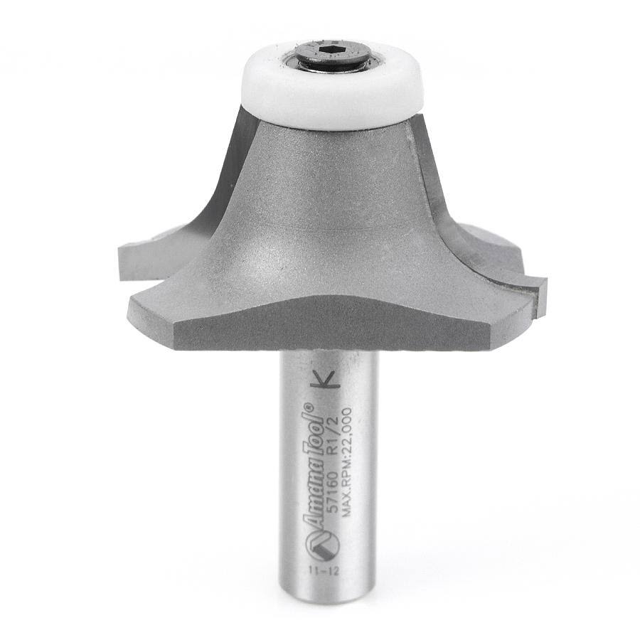 Carbide Tipped Undermount Bowl Solid Surface 2-1/8 Dia x 1 inch x 17 Deg x 1/2 Shank A254