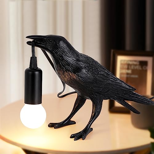 Crow Table Lamp with Bulb X40157