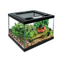 Glass Terrarium with Ventilation Opening and Feeding Hole J487073