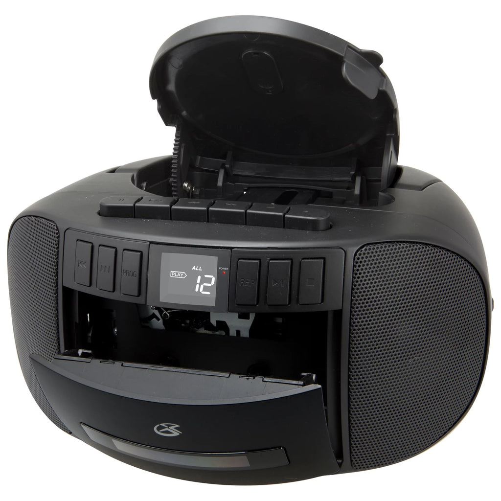 Black Cassette/CD/Radio Boombox R98984