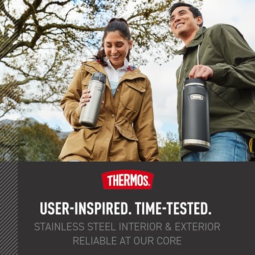 Stainless Steel Vacuum Insulated Water Bottle with Screw Top Lid 32 Ounce I99154
