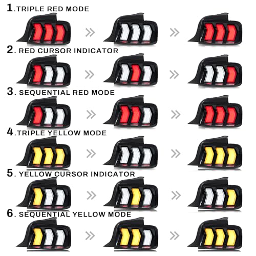 LED Tail Lights with Sequential Turn Signal C40739