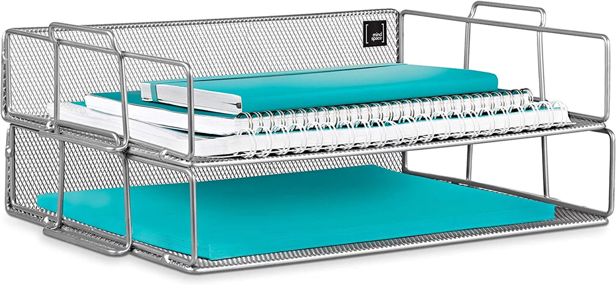 2 Tier Mesh Desk Organizer E4549
