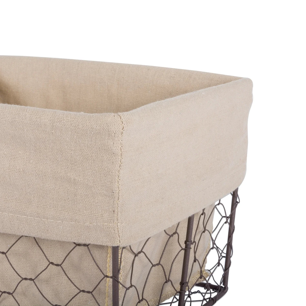 Vintage Chicken Wire Basket Set of 3 O74755